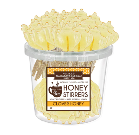TeaPot Clover Honey Stirrers