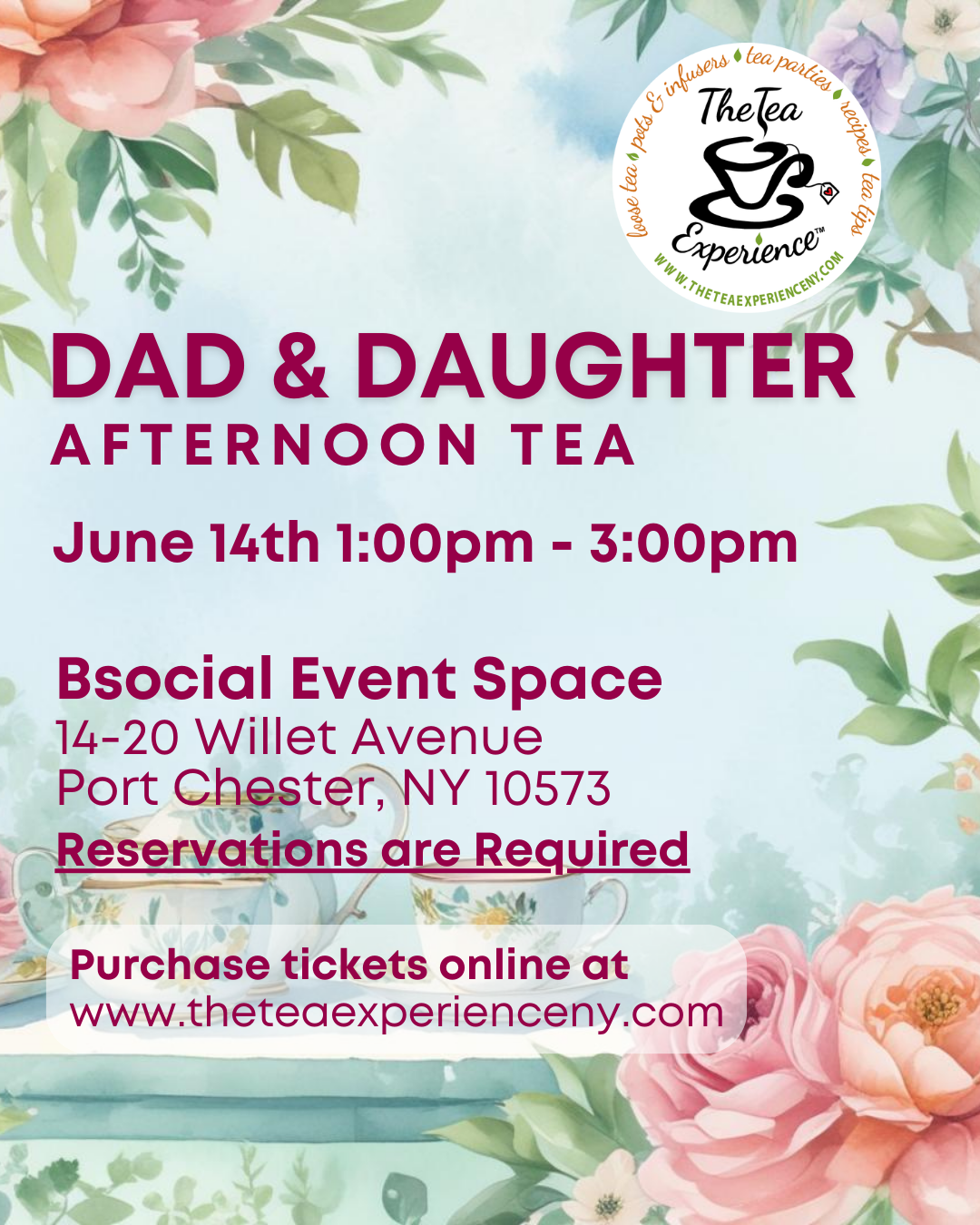 Dad & Daughter Afternoon Tea