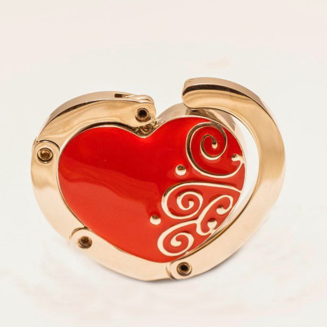 Heart Shaped Purse Hanger