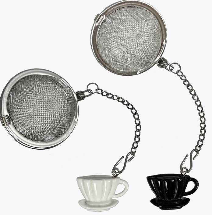 Mesh Ball Infuser with Tea Cup Charm